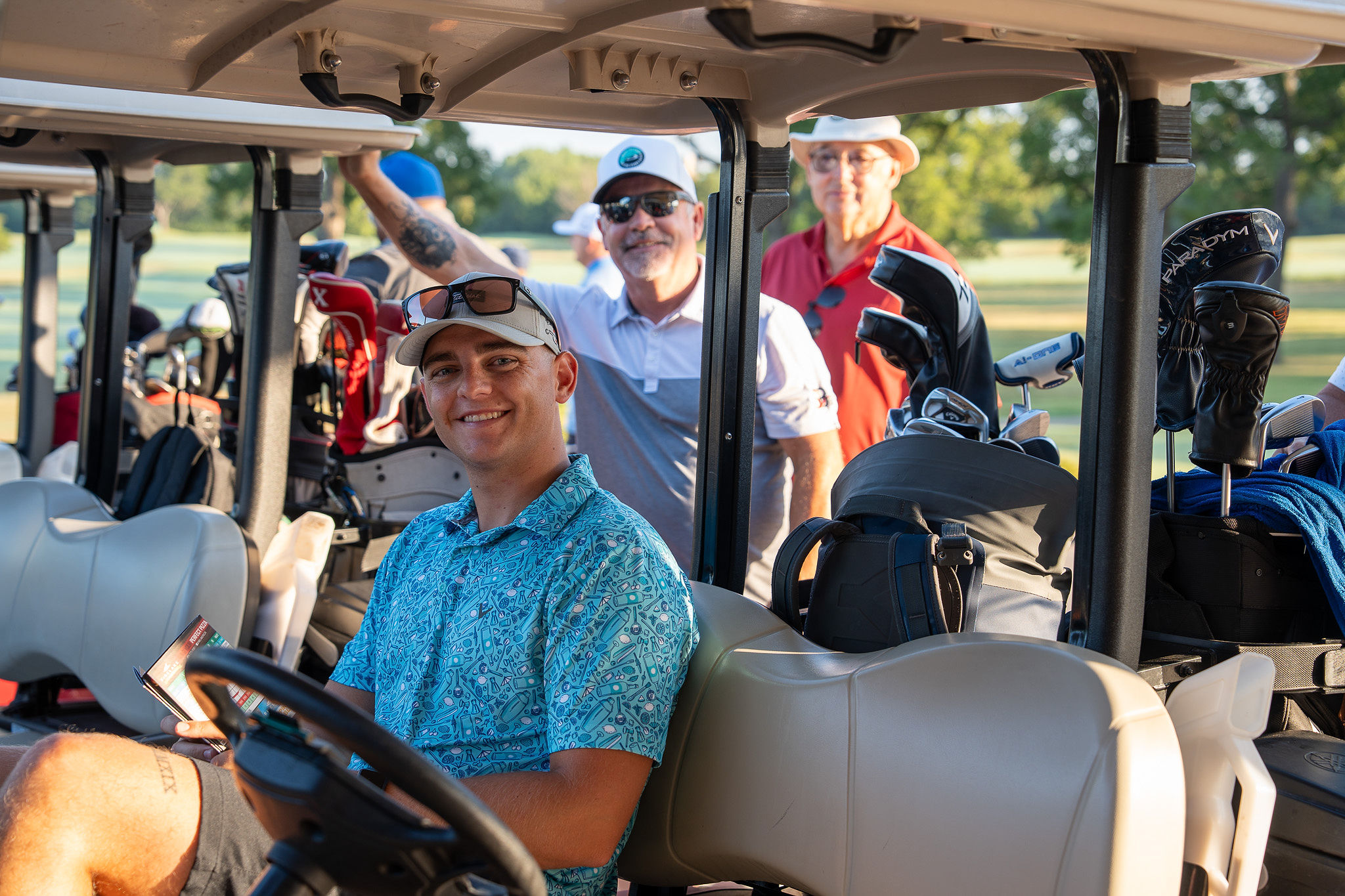 Cart on the fairway